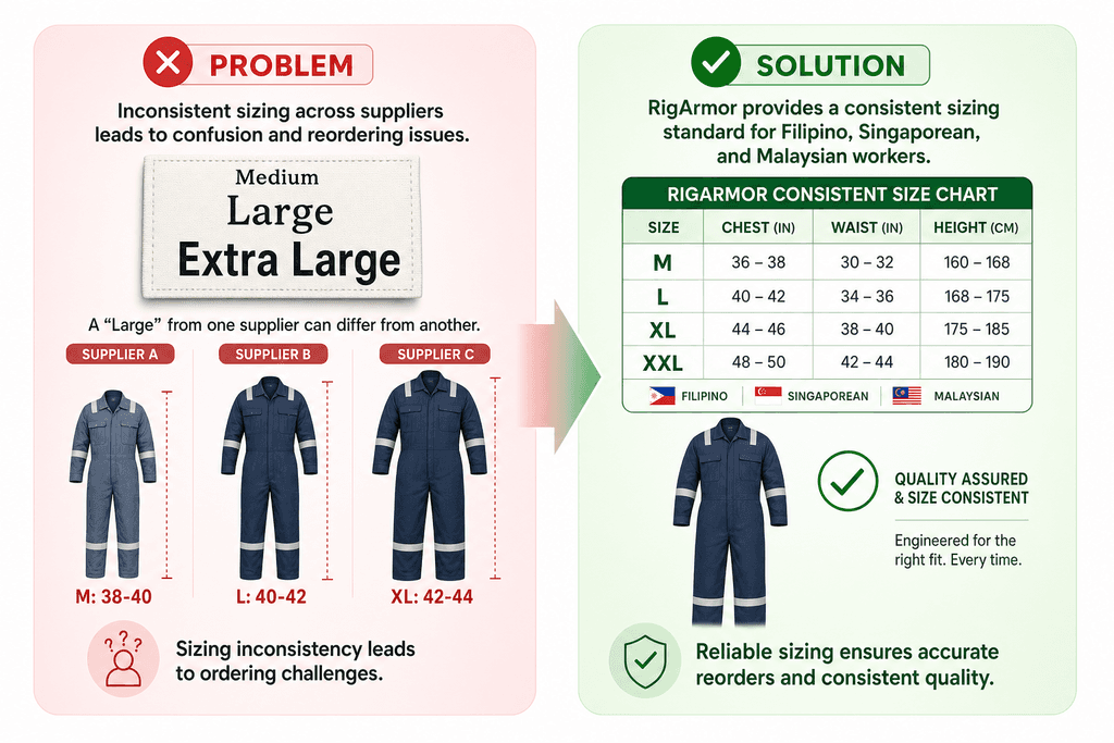 Sizing and Fit Standards for Multi-National Crews