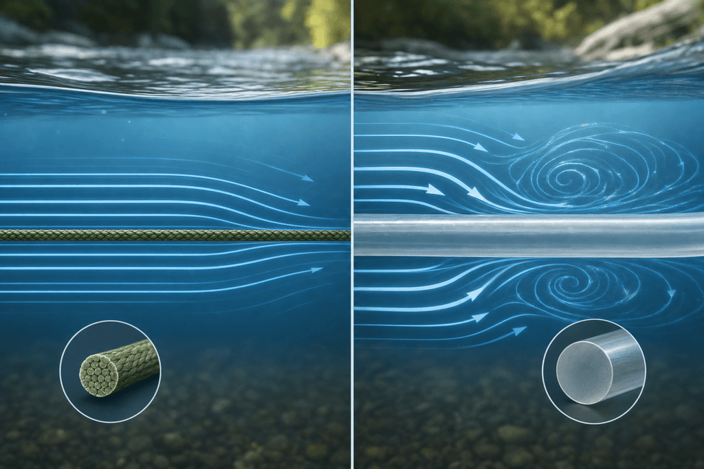 Braided fishing line for sensitivity and casting distance