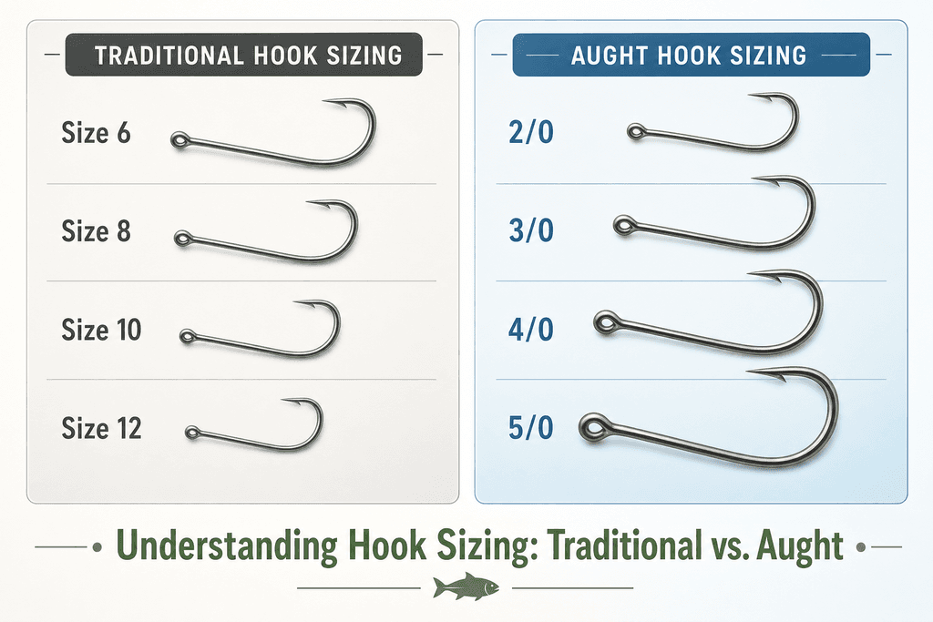 Decoding Hook Sizes for Different Salmon Species
